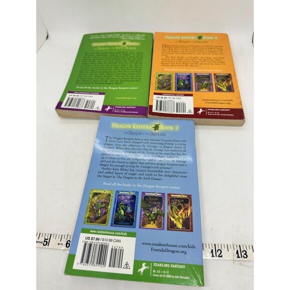 Dragon Keepers Book Set Kate Klimo Books 1 2 & 4 Fantasy Adventure Series Kids - Picture 5 of 12